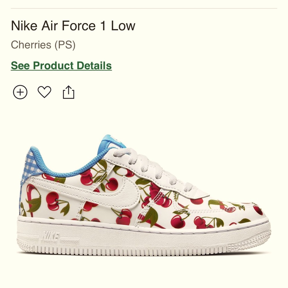 Nike Air Force 1 Low
Cherries (PS)